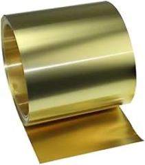 H62 Brass Foil Roll 0.03mm - 50-200mm Width x 1M for Electronics Crafts Construction(60mm)