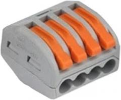 Electrical Connectors Wire Terminals 2 3 4 5 8Pin, Nylon Inline Splices, 400V Mini Fast Wiring Cable Connector 10PCS(4)