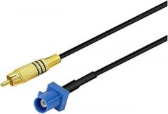 Fakra C M to M | 3P | Fakra C Male to 3.5 Male Video Cable Rg174 Adaptier Car Reversing Rear View Camera Adaptier Cables for MERC New 2026 High for Electronic Component, Precision