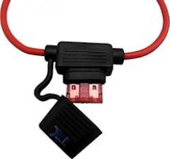 in-Line Car ATC/ATO Blade Fuse Holder Waterproof 12AWG Upto 20A 12V/24V/32V DC