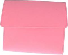 Portable Felt Storage Organizer Bag for Bedside Armrest Pouch for Electronics and Accessories Fashionable Pink Felt Hanging Bag for Dorm Rooms and Living Spaces