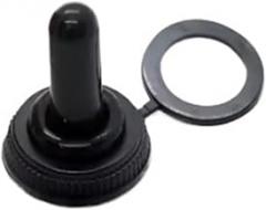 15A 250V Toggle Switch Thumb Lever Switch Electronic SPST SPDT DPDT Power Joystick Waterproof Cap(Waterproof Cap,Latching)