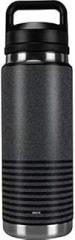 Skinit Decal Skin Compatible with YETI Rambler 26oz Bottle - Originally Designed Black and Grey Stripes Design