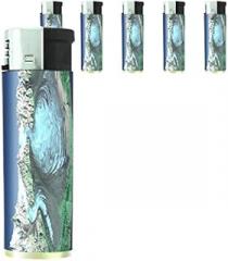 Alaska Scenes Set of 5 Lighters S9 Electronic Refillable Flame Cigarette Smoking
