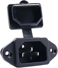 for Rice Cooker Ac Power Socket 250V 3 Pin Male Plug Panel Charging Outlet Connector with Waterproof Cap New 2025 High Reliable Electronic Component, Precision, Stable Performance