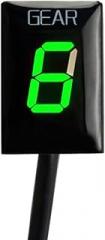 Motorcycle Gear Indicator for Suzuki Intruder C1800R 2008-2015(Electronic Fuel Injection, NO ABS),1-6 Speed LED Digital Gear Display Meter Motorbike Shift Plug and Play Accessories,Green