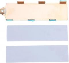 Screw Fixed | M.2 Nvme 2280 Ssd Heatsink M.2 Nvme Hard Hard Heat Sink Good Ductility Heatsink Silicone Thermal Pad Simple Mounts New 2026 High for Reliable Electronic Component