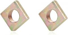 50pcs Iron Galvanized Square nut/Square nut M6