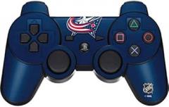 Skinit Decal Gaming Skin for PS3 Dual Shock Wireless Controller - Officially Licensed NHL Columbus Blue Jackets Logo Design