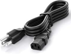 CYD 4ft 10A 125V C13 Power Cord, Durable 3 Prong Power Cable with Secure Connector, Designed for Computer, Monitor, Printer, Server, Power Strip, and Electronics, Reliable Daily use, 1p