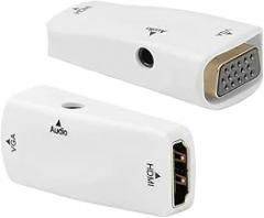 with HDMI to Converter Female to Female Adaptier Computer Laptop Game Player to HDTV Projector Monltor Audlo 1080P Video Plug New 2026 High for Reliable Electronic Component