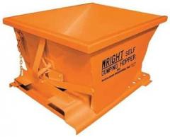 Self Dumping Hopper, 4000 lb., Orange