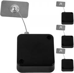 DOITOOL 4pcs Retractable Anti-Theft Cable Lock: Automatic Cable Lock Case with 1M Steel Wire - Gaming Controller Tether for Merchandise Security Electronics Display