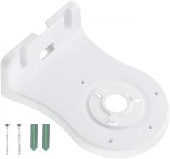 White Plastic Wall Mounted Bracket for EZVIZ C4/C6 Dome Cameras, Easy Install Adjustable Angle Security Camera Holder