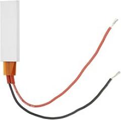 12V PTC Heating Plate – Aluminum Housing Thermostatic Heater for Incubators, Laboratory Equipment & Electronic Preheating(12V/200℃)