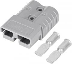 120A Battery Quick Disconnect Connecteur, 600V Wire Harness Connector Plug for Cars, Trailers, Motors, and Electronics Maintenance (Grey, 1PC 2AWG)