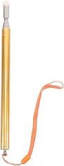 STOBOK Telescopic Pointer, Teacher Pointer Stick with Hand Lanyard Teaching Pointers Extendable Hand Pointer Stainless Steel Classroom Whiteboard Pointer for Teachers (Gold)