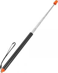 PATIKIL Telescopic Teachers Pointer, 1 Pcs Teacher Pointer Stick for Classroom Pointer Extendable Handheld Teaching Pointer for Presenters Whiteboard, 47.2 Inch, Orange Black