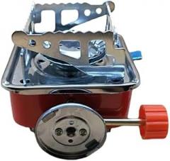 Portable Camping Gas Stove – Compact Folding Backpacking Stove, 4,000 BTU Butane Stove with Electronic Ignition, Wind-Resistant Mini Stove for Outdoor Cooking & Traveling