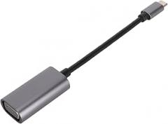 USB C to VGA, 1080P USB C to VGA Adapter Small Light Durable Portable Aluminium Alloy Anti Slip for Phone