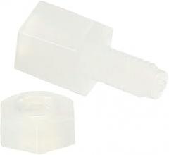 PATIKIL M3 Standoff Screws 40 Pack Nylon Hex PCB Standoffs Nuts for Motherboards, Computer Cases, Circuit Boards, Electronics, (5mm+6mm, White)