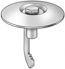 Grating Clip, Close Mesh, 2 H, PK50