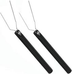 2 Pieces IC Puller IC Chip Puller 2 Claw IC Chip Extractor Electronic Component Grabber IC Extractor Tool IC Chip Remover IC Chip Clip IC Pliers Switch Puller(Black)