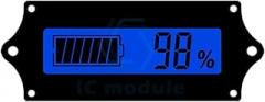 12/24/36/48V LY6W Lead Acid Battreriy Capacity Indicator Blue LCD Digit Display Trackier Metier-Thitium Battreriy Power Level Detector Tester New 2026 High for Reliable Electronic Component