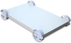 Computer Stand Pc Stand Computer Desk Desktop Mainframe Drag Cooling Chassis Wooden Frame Base Removable Mainframe Rack Computer Tower Stand Printer Stand(B)