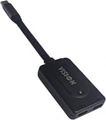 USB C AR Glasses Adapter - Power & Play, 100W Fast Charging, 8K 60Hz/4K 120Hz, Compatible with Steam Deck, ROG Ally, Switch, i-Phone 15/16/17, Android Phones (Black)