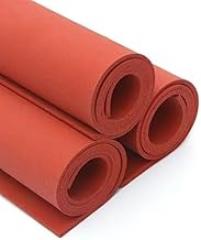 1Pc Red Silicone Foam Mat for Laminating Machine - Soft Sponge Foam Board for Electronic Equipment and Vehicle Isolation(100x100x20mm)