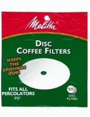 DistiKem(TM) Melitta 628354 Disc Coffeemaker Filters - Pack of 2 (200 Filters total)