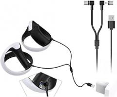 MayHei Magnetic Charging Cable, for ps vr2 Handle for ps5 Controller Type-c Charging Cord, VR Gaming Controller Charge Accessories