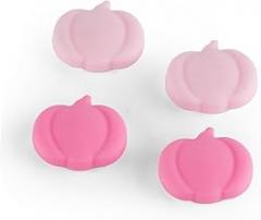 Thumb Grip Compatible with Nintendo Switch-Halloween Pumpkin Jostick Caps for Switch OLED/OLED-Silicone Joycon Thumbstick Grip Cover Switch Lite Accessories-4pcs Pink Fall Decoration