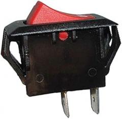 HASMX 38-9300-05 Vacuum Cleaner On Off Rocker Switch Replacment for Hoover Vacuum Models Windtunnel, Celebrity, Spirit, Black w/Red Rectangular Switch (1-Pack)