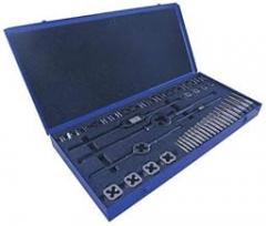 Tap and Die Set,Pieces 44,Carbon Steel