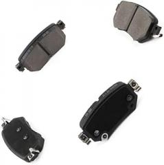 Rear Brake Pad - 1Pack fits Mazda 6 2017 2.5L l4 Electronic Parking Brake-Recommended, fits 6 2016 2.5L l4 Electronic Parking Brake-Recommended