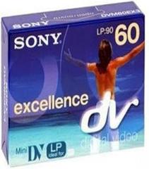 Sony DVM60EX23 MiniDV Cassette (DVC) Excellence Series 60 Minute (Single)