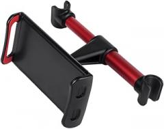 jojofuny 1pc Car Back Seat Holder Bracket for Phone and Tablet Rotation Car Headrest Mount Lazy Stand for Backseat Use Red