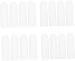 Silicone Finger Sleeve Protectors 8 Pairs Cut Resistant Finger Covers for Manicure Massage and Electronic Repair