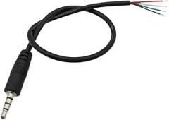 1/2/3/5Pcs 3.5mm Audlo Cable C0innector 2 3 4 Pole Mono Stereo Male Plug Female Extension Wire AURX Headphone DIY Repair 30cm New 2026 High for Reliable Electronic Component