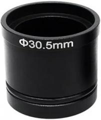 ZTBH Microscope Accessories Kit 0.5X C-Mount Lens Adapter 23.2mm 30mm 30.5mm CMOS Electronic Eyepiece Reduction Lens for Stereo Microscope Optical CCD Camera Microscope Slides(Color:30.5mm)