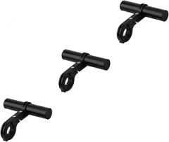 SUPVOX 3pcs Aluminum Bike Handlebar Extender Multi-Function Accessory Road Bike Handlebars