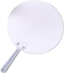 TYLPFH 10pcs Round Hand Fan Blank DIY Hand Fan Stage Performance Hand Fan Wall Decoration for DIY Craft