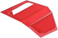 Compatible with Toyota Tundra/Sequoia 2022 2023 ABS Car Central Control Electronic Handbrake Button Frame Decorative Sticker Car Accessories (Color : Red)