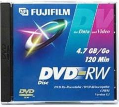 FUJI DVD-RW FUJI 4.7GB Recordable DVD-RW Disc