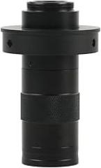 JOEBO Microscope Kit Industrial Video Microscope Electronic 130X Monocular Zoom C Mount Lens for Camera Microscope Lens Adapters (Color : New 50mm 130X)