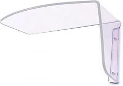 Electric Lock Rain Cover Outdoor Weatherproof Protective Housing for Electronic Mechanical Lock and Access Controller, Acrylic Water Resistant Cover, Transparent 155 x 110 x 100 mm(Left)