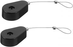 Cabilock 2pcs Telescopic Theft Cable Box Retractable Security Wire Case for Electronics Construction for Safeguarding Valuables