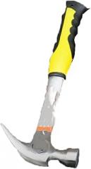 INLIMA Hammer Round head rubber handle Magnetic claw hammer For woodworking and Electronic tool, Woodworking tool